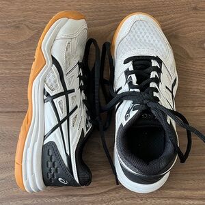 Asics Kids Shoes in White and Black